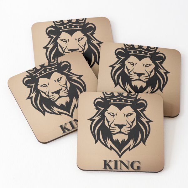 Item preview, Bold Crowned Lion illustration designed and sold by LOOKUP321.