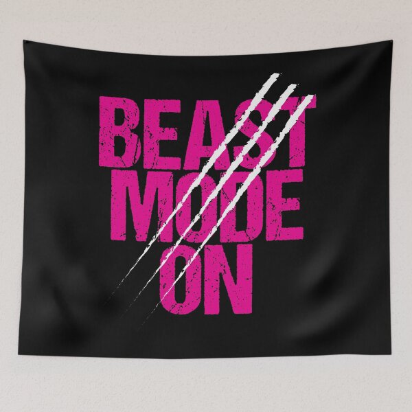 Item preview, Beast Mode On | Gym Quote Apparel for Serious Athletes designed and sold by typoinspired.