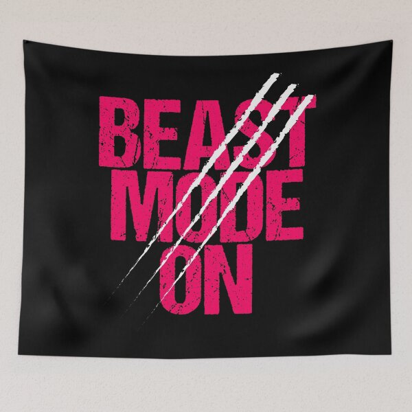 Item preview, Beast Mode On | Gym Quote Apparel for Serious Athletes designed and sold by typoinspired.