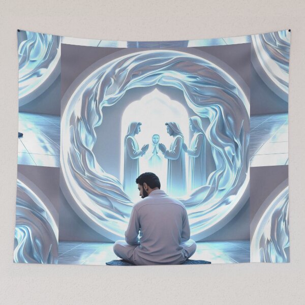 Item preview, Sacred Space Zen Portal Art Abstract Patterns #TranquilArt designed and sold by Spectime.