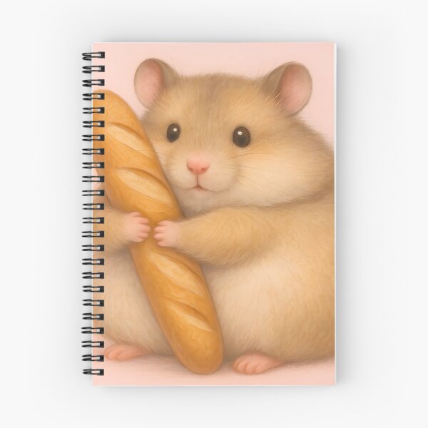 Item preview,  Cute Hamster Hugging French Baguette designed and sold by SassyArtistry.