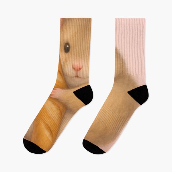 Item preview, Cute Hamster Hugging French Baguette designed and sold by SassyArtistry.
