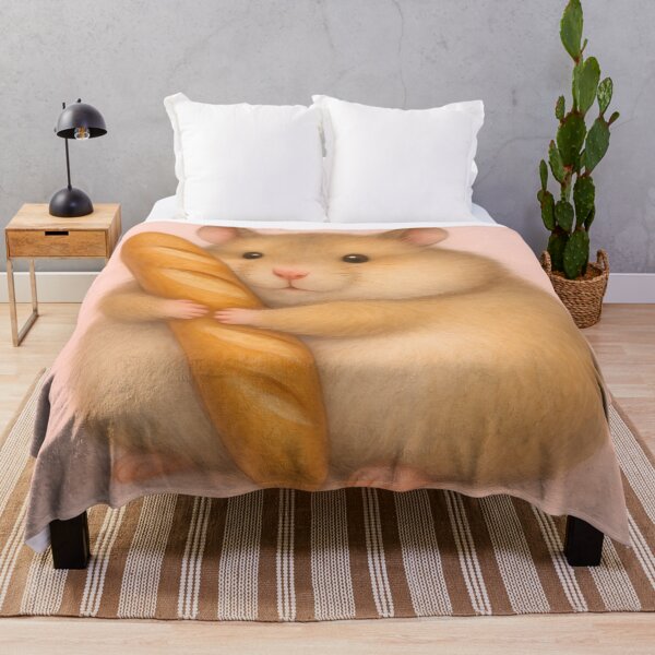 Item preview,  Cute Hamster Hugging French Baguette designed and sold by SassyArtistry.