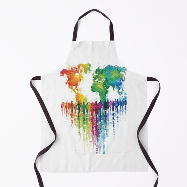 Item preview, A stylized crowd of humanity in vibrant colors. designed and sold by Piotrek0001.