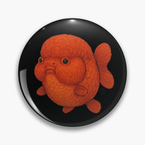 Item preview, Goldfish - Pixel Art - 8bit graphics 16bit graphics - Retro Nes Snes Fish Art - Oranda designed and sold by Kabuji Store.