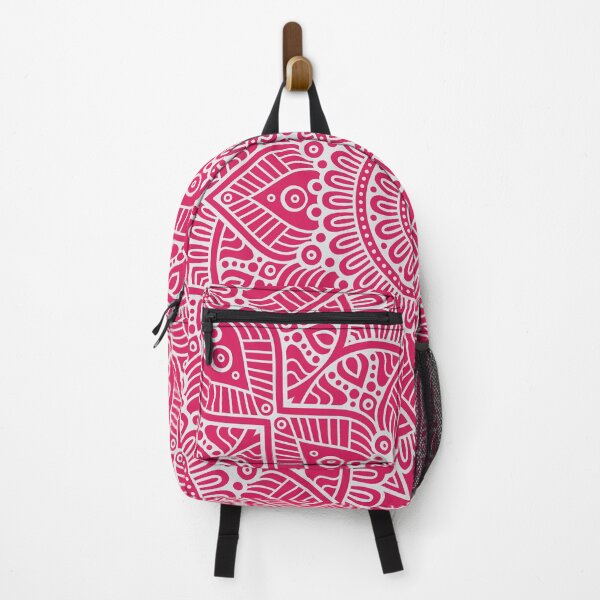 Item preview, Bold Pink and White Mandala Pattern Design designed and sold by Apurva Joshi.