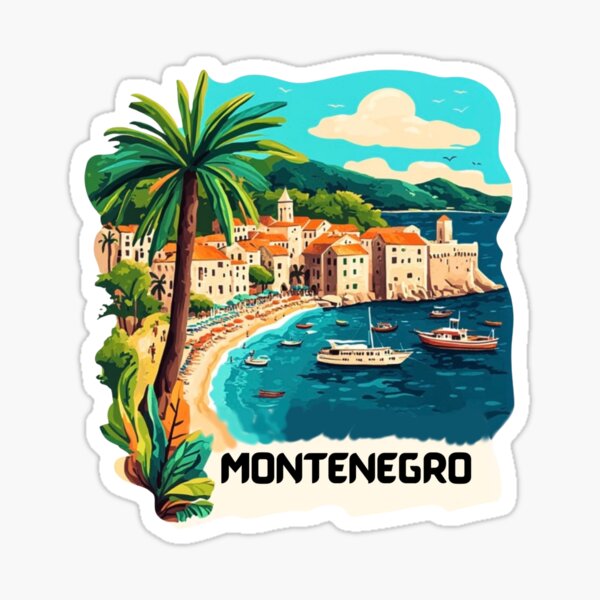 Item preview, Montenegro - Colorful Budva Coast & Adriatic Charm designed and sold by FineArtsPro.