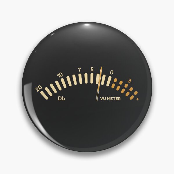 Artikelvorschau, Klassische orange VU-Meter-Grafik entworfen und verkauft von KiwiRider.