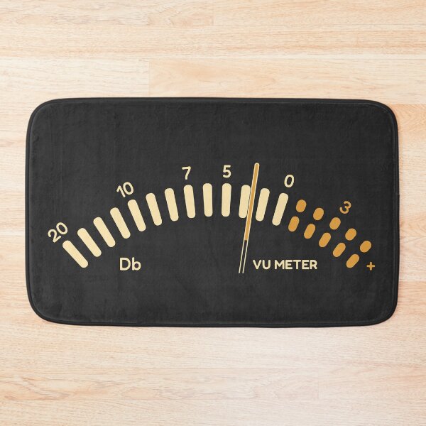 Item preview, Classic Orange VU Meter Graphic designed and sold by KiwiRider.