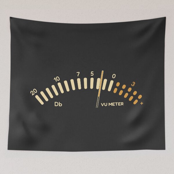 Item preview, Classic Orange VU Meter Graphic designed and sold by KiwiRider.