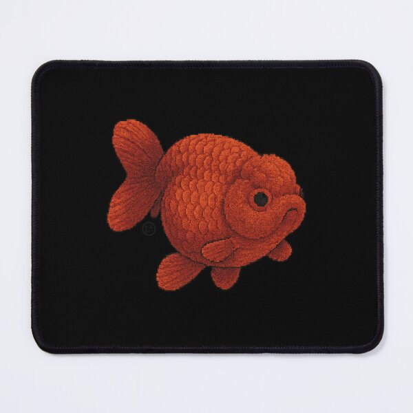 Item preview, Goldfish - Pixel Art - 8bit graphics 16bit graphics - Retro Fish Art - Ranchu designed and sold by Kabuji Store.