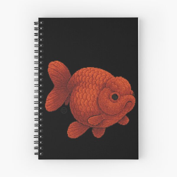 Item preview, Goldfish - Pixel Art - 8bit graphics 16bit graphics - Retro Fish Art - Ranchu designed and sold by Kabuji Store.
