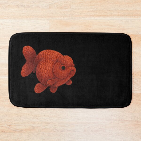 Item preview, Goldfish - Pixel Art - 8bit graphics 16bit graphics - Retro Fish Art - Ranchu designed and sold by Kabuji Store.