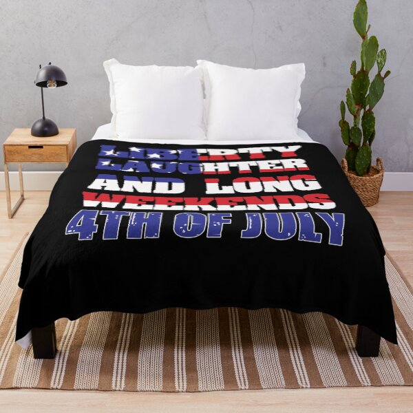 Item preview, Liberty Laughter & Long Weekends 4th of July T-Shirt designed and sold by Curiousity's around.