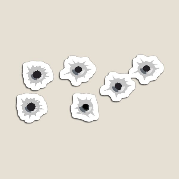 bullet holes Magnet