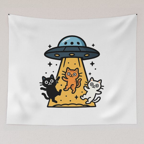 Item preview, UFO Cats abduction designed and sold by Roman-Designer.