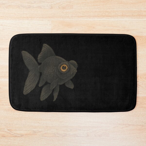 Item preview, Goldfish - Pixel Art - 8bit graphics 16bit graphics - Retro Fish Art - Black Moor designed and sold by Kabuji Store.
