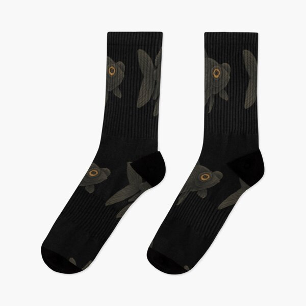 Item preview, Goldfish - Pixel Art - 8bit graphics 16bit graphics - Retro Fish Art - Black Moor designed and sold by Kabuji Store.