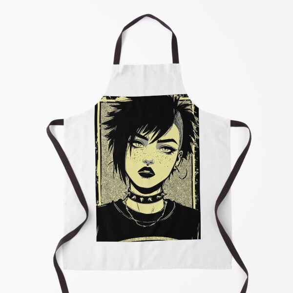 Item preview, A moody gothic girl portrait in graphic art style. designed and sold by Piotrek0001.