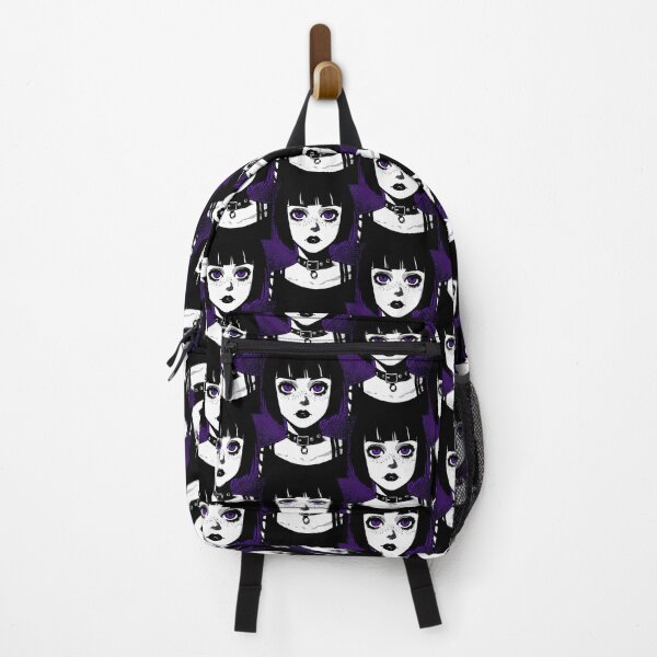 Item preview, Intense eyes of a punk girl, a stylized illustration. designed and sold by Piotrek0001.
