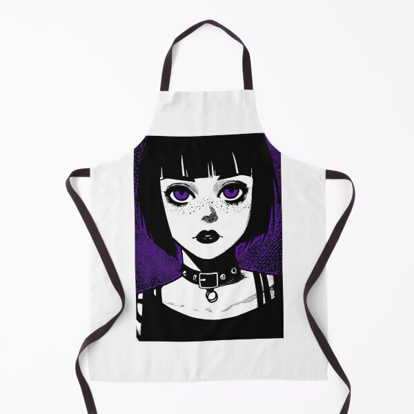 Item preview, Intense eyes of a punk girl, a stylized illustration. designed and sold by Piotrek0001.