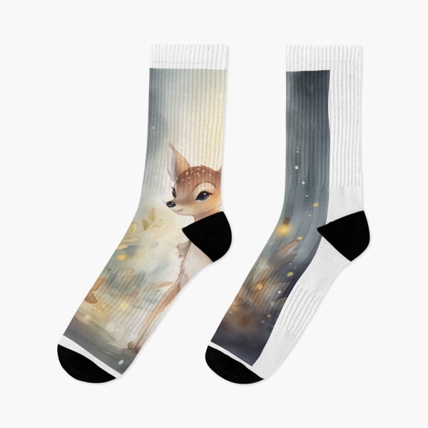 Item preview, Adventurous Baby Deer in Enchanted Forest designed and sold by ArtbyAdrian.