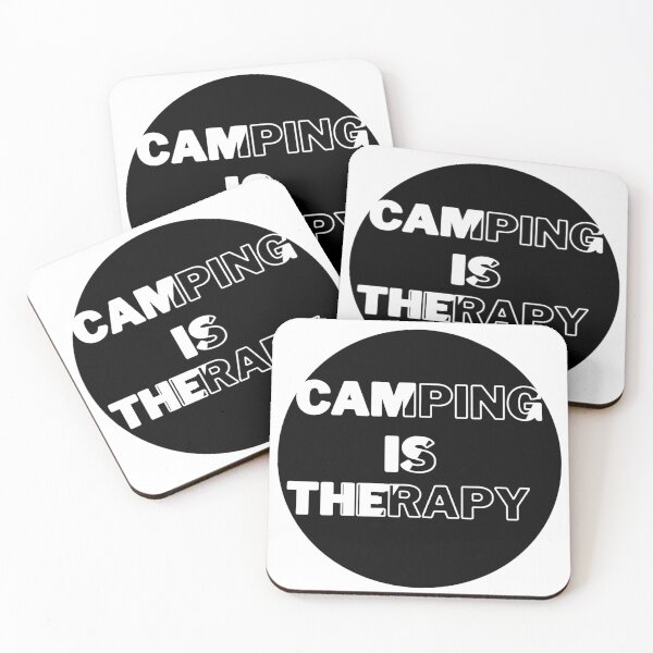 Item preview, Camping Is Therapy For All Campers designed and sold by MsArtyCrafts.
