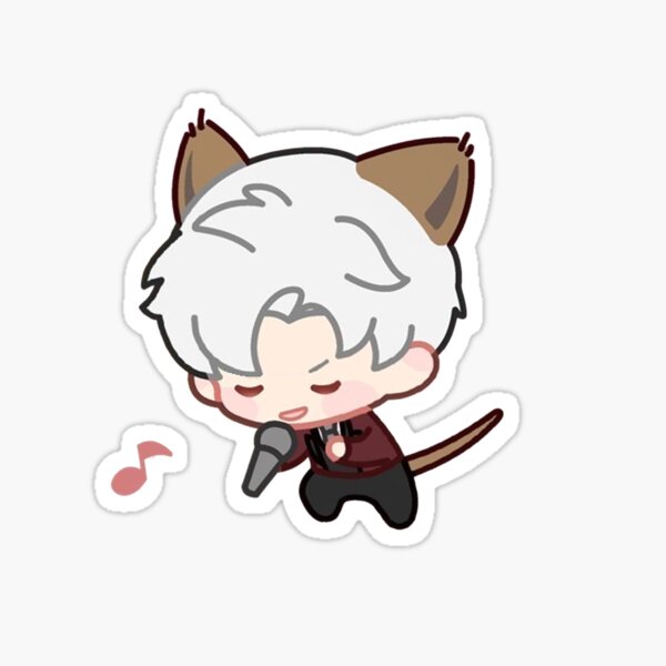 Love and Deepspace Sylus Kitty Sticker