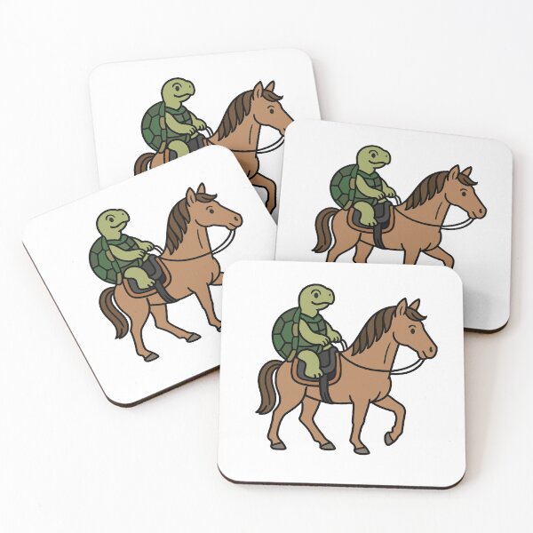 Item preview, Turtle on horse designed and sold by ICut3M.
