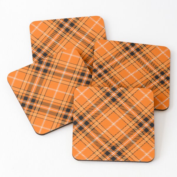 Item preview, Halloween Orange Tartan Rotated designed and sold by sifis.