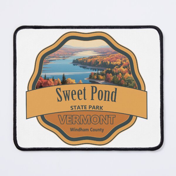 Item preview, Sweet Pond State Park, Windham County, Vermont designed and sold by Wanderful-roads.