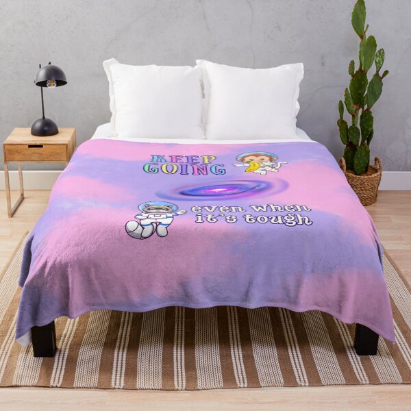 Item preview, Keep Going – Even When It’s Tough | Space Monkey & Raccoon Motivation designed and sold by MagicContOasis.
