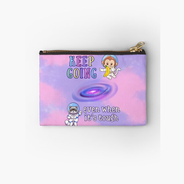 Item preview, Keep Going – Even When It’s Tough | Space Monkey & Raccoon Motivation designed and sold by MagicContOasis.