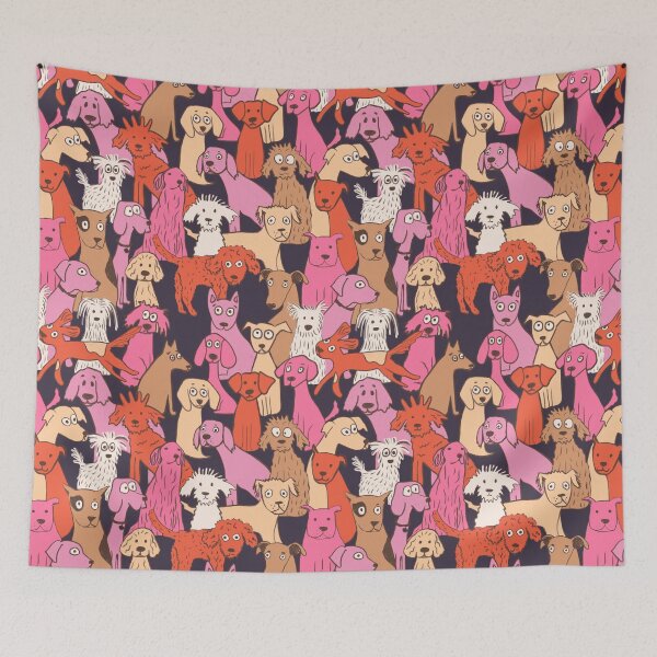 Item preview, Dogs all day brights designed and sold by SaryandSaff.
