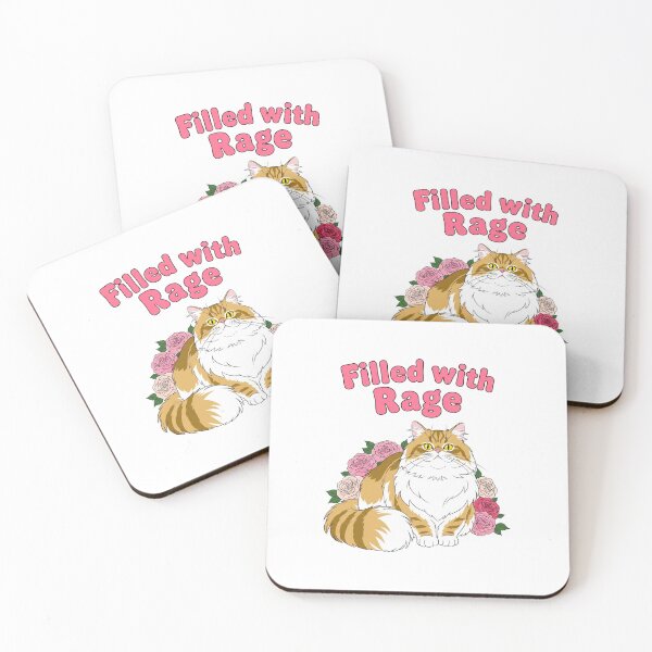 Item preview, Filled with Rage, Angry Cat, adorable, Cat, funnyfits70, Humor, Funny, retro, vintages, funny quotes, animal humor, designed and sold by FunnyFits70.
