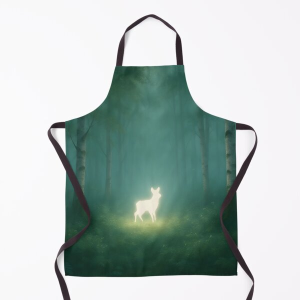 Item preview, Glowing Deer in Enchanted Forest at Dusk designed and sold by SassyArtistry.