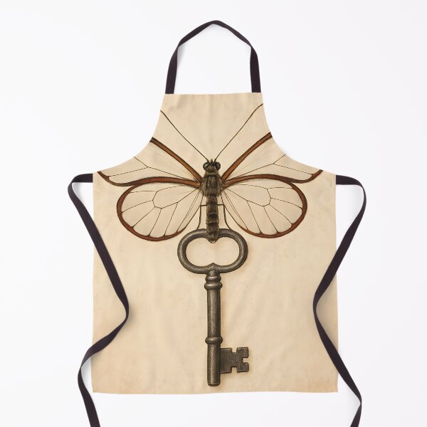Item preview, Butterfly Wings on Vintage Skeleton Key designed and sold by SassyArtistry.