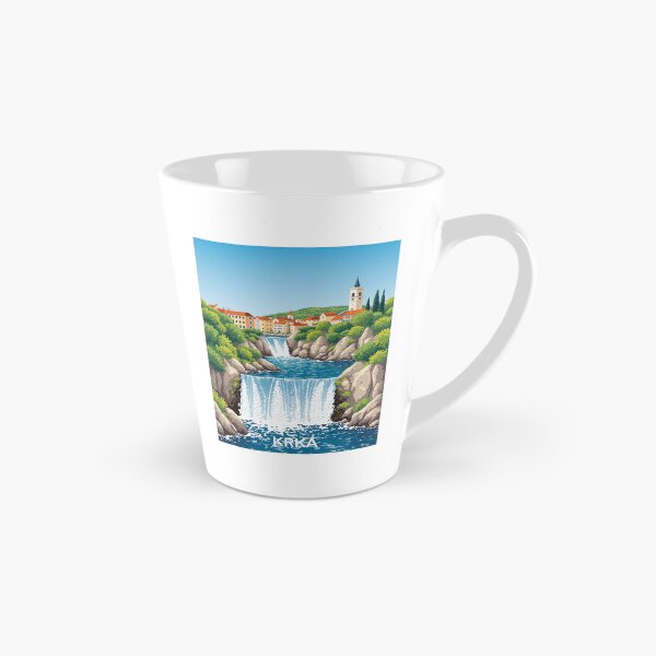 Item preview, Krka Travel Poster, Perfect Gift for Travel Enthusiasts, Vintage Style Wall Art, Slovenia art for home decor Krka print. Sticker designed and sold by Thegalleryshop1.