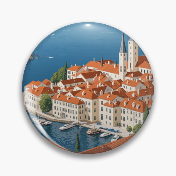 Item preview, Krka Travel Poster, Perfect Gift for Travel Enthusiasts, Vintage Style Wall Art, Slovenia art for home decor Krka print. Sticker designed and sold by Thegalleryshop1.