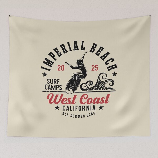 Item preview, Surfing Imperial Beach Surf Camp San Diego County California designed and sold by eclecTEEq.