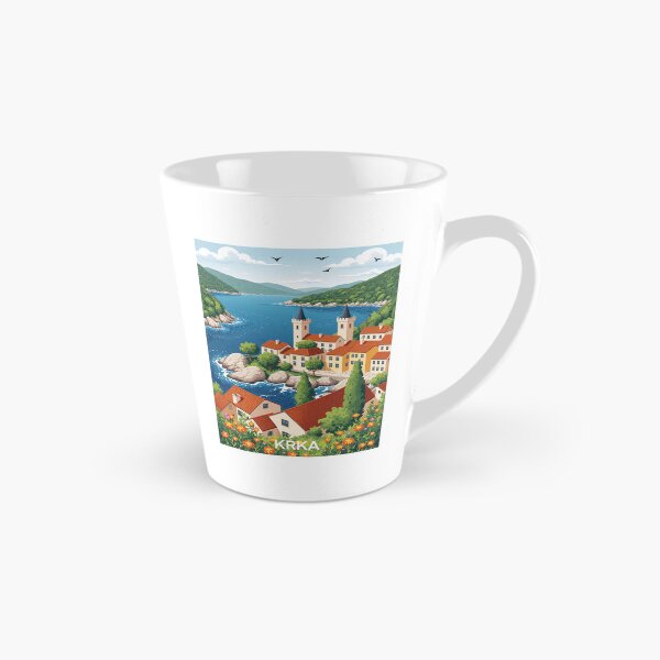 Item preview, Krka Travel Poster, Perfect Gift for Travel Enthusiasts, Vintage Style Wall Art, Slovenia art for home decor Krka print. Sticker designed and sold by Thegalleryshop1.