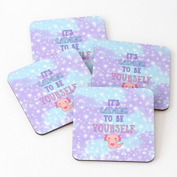 Item preview, It’s Calming to Be Yourself | Cute Axolotl Galaxy Self-Love Design designed and sold by MagicContOasis.