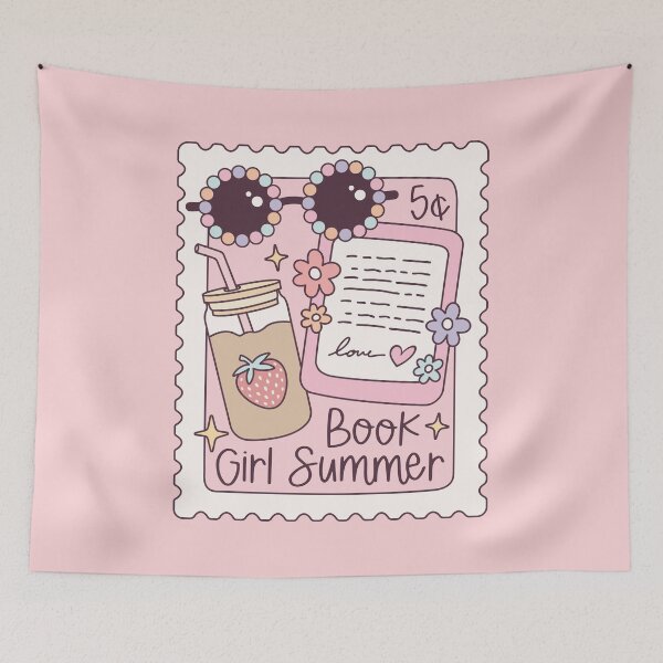 Item preview, Book Girl Summer, Bookish Trendy Book Lover Stamp designed and sold by Littlstix.