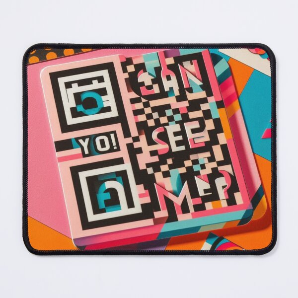 Item preview, QR Code Message – “Can You See Me?” Hidden Tech Design designed and sold by ashokreddy343.