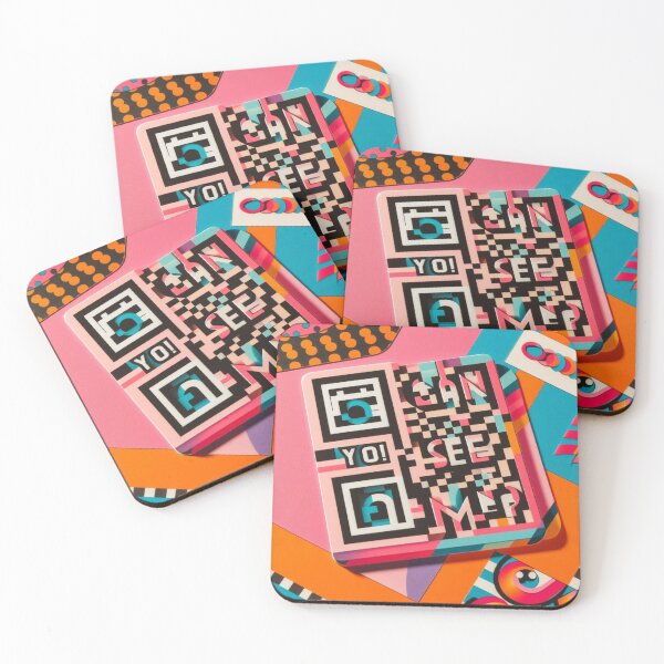 Item preview, QR Code Message – “Can You See Me?” Hidden Tech Design designed and sold by ashokreddy343.
