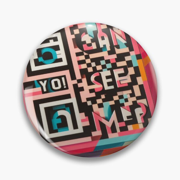 Item preview, QR Code Message – “Can You See Me?” Hidden Tech Design designed and sold by ashokreddy343.