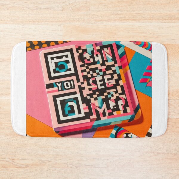 Item preview, QR Code Message – “Can You See Me?” Hidden Tech Design designed and sold by ashokreddy343.