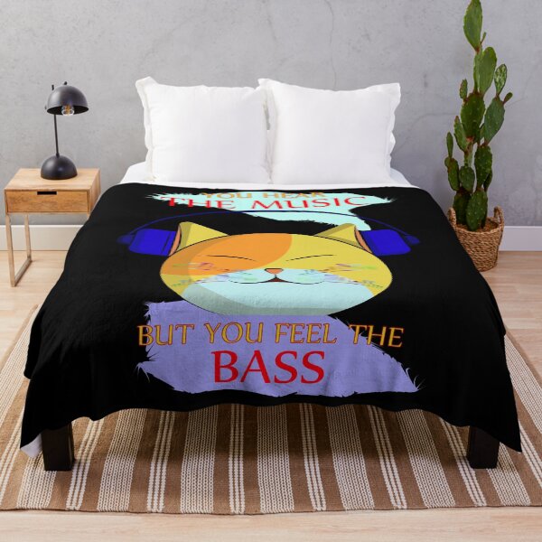 Item preview, You Hear The Music But You Feel The Bass - Cat 2025 designed and sold by Demna-S.