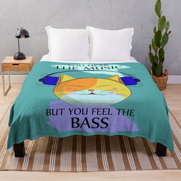 Item preview, You Hear The Music But You Feel The Bass - Cat 2025 designed and sold by Demna-S.