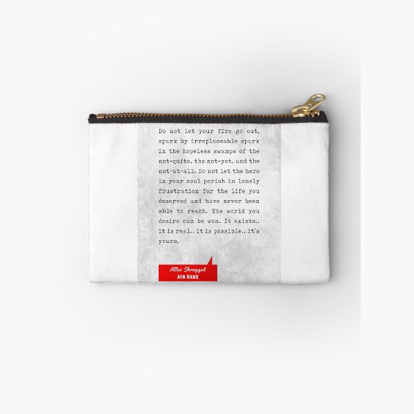 Item preview, Ayn Rand Quotes - Atlas Shrugged Quotes - Literary Quotes - Book Lover Gifts - Typewriter Quotes designed and sold by Studio Grafiikka.